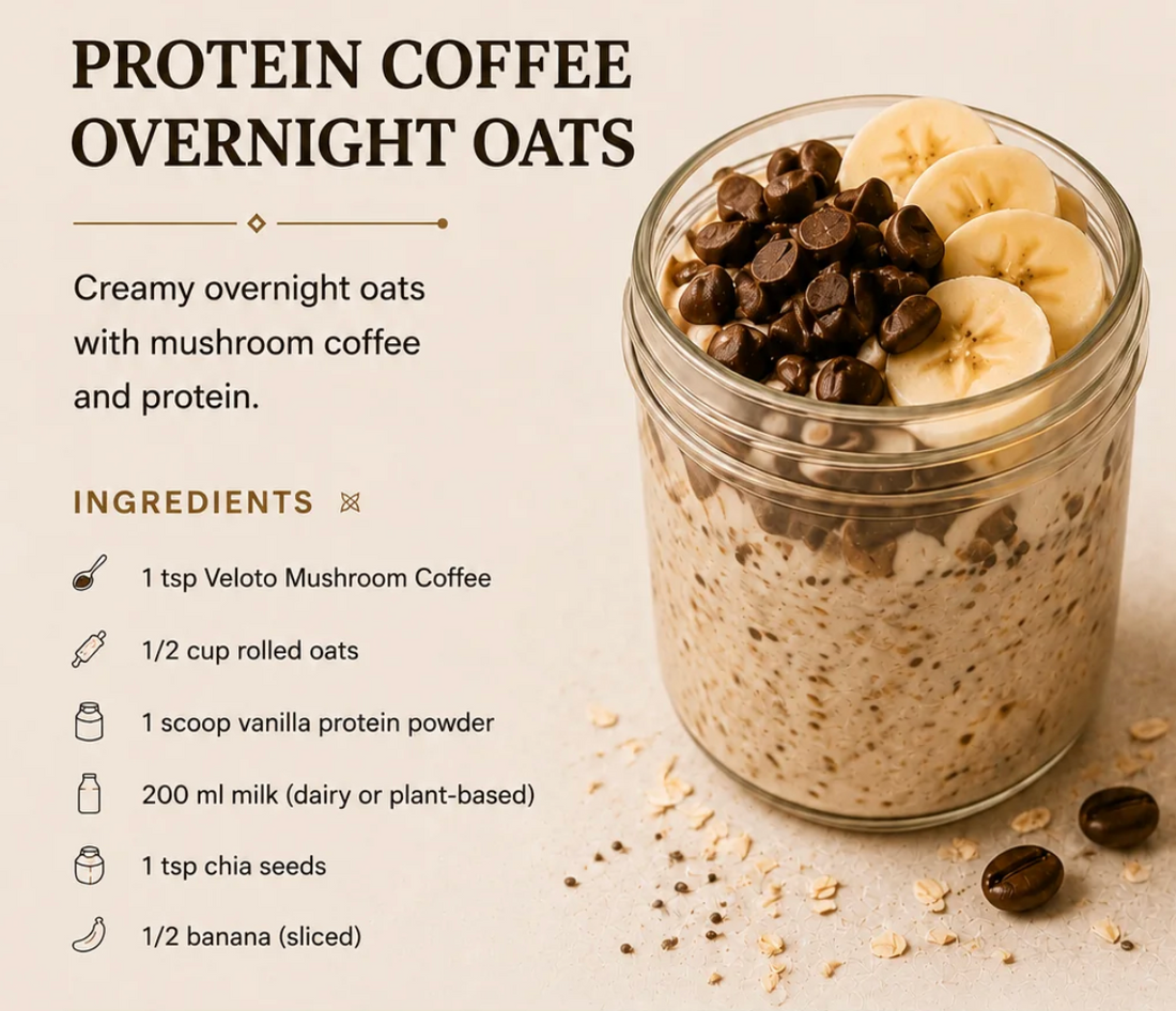 High Protein-mushroom coffee