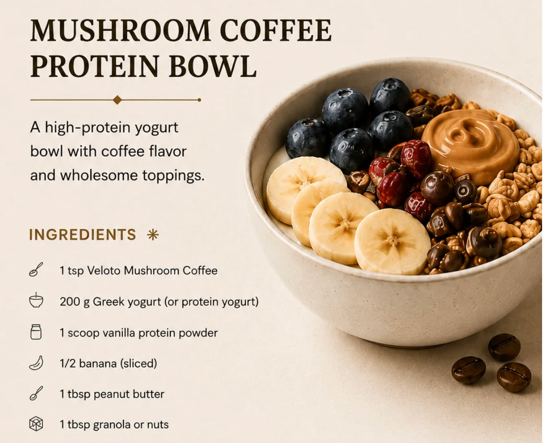 High Protein-mushroom coffee