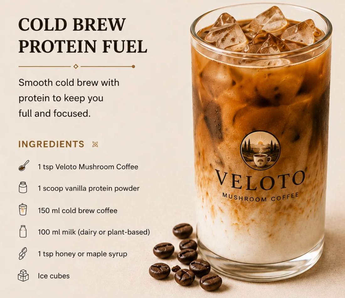 High Protein-mushroom coffee