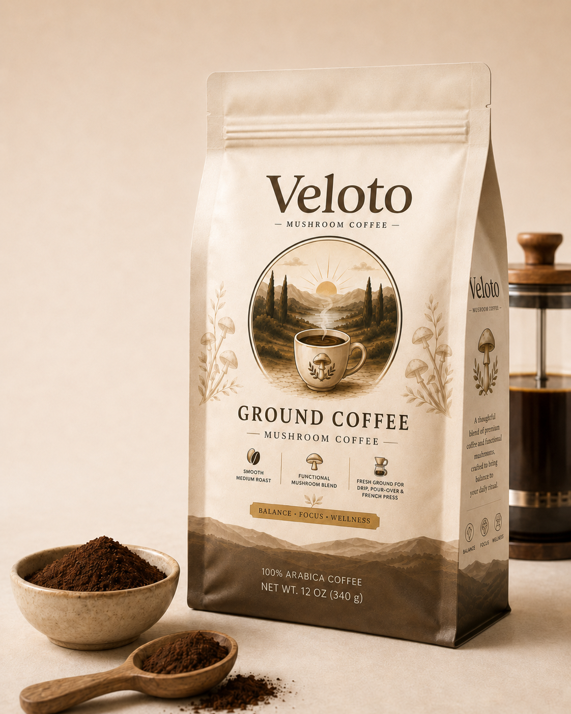 Grounded Mushroom Coffee